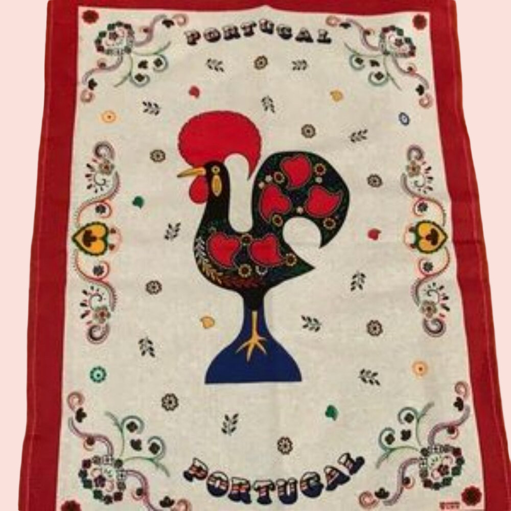 NEW Portuguese Rooster Tea Towel